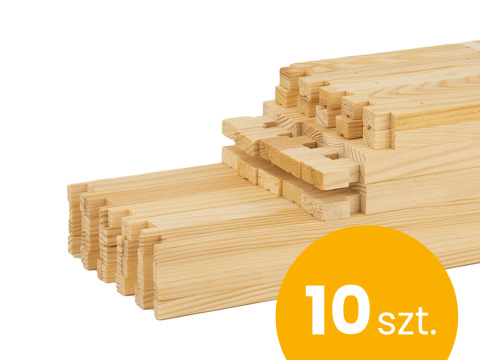 10x Ramka Dadant Gniazdowa Prosta Czopowana - elementy do samodzielnego montażu^ 10x Ramka Dadant Gniazdowa Prosta Czopowana - elementy do samodzielnego montażu^