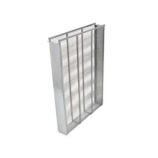Izolator 1-ramkowy bez przykrywki Warszawski Poszerzany do ograniczania czerwienia matki pszczelej 445x55x310 mm^