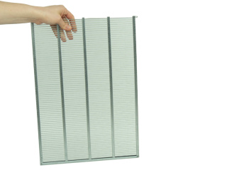 Krata odgrodowa pionowa Warszawska Poszerzana z obróbką 312 x 455 mm^