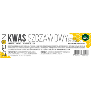 Kwas szczawiowy (nasączone paski) - opakowanie 20 szt^