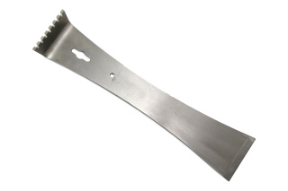 Dłuto nierdzewne bez oprawy ze skrobakiem do krat metalowych
