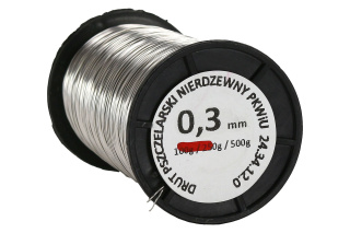 Drut pszczelarski nierdzewny 0,3 mm - 500 g