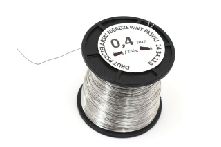 Drut pszczelarski nierdzewny 0,4 mm - 250 g
