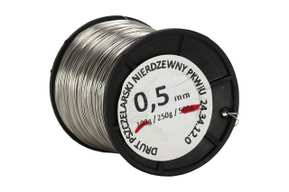 Drut pszczelarski nierdzewny 0,5 mm - 250 g