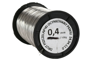 Drut pszczelarski ocynkowany 0,4 mm - 500g