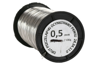 Drut pszczelarski ocynkowany 0,5 mm - 500 g