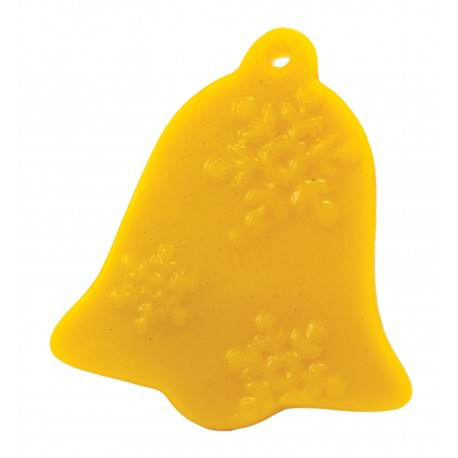 Forma silikonowa DZWONEK Z PŁATKIEM ŚNIEGU - Zawieszka