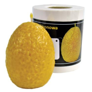 Forma silikonowa - JAJKO W KWIATY 9 cm