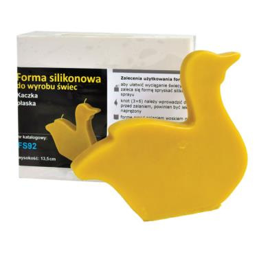 Forma silikonowa - KACZKA PŁASKA 13,5 cm
