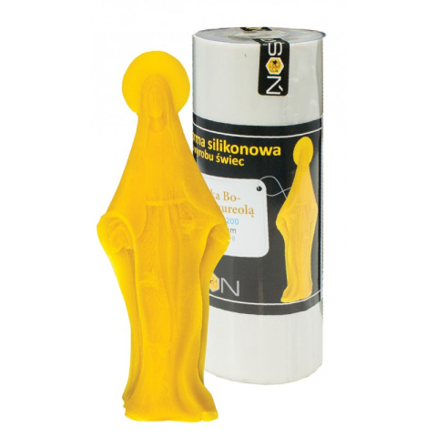 Forma silikonowa Matka Boska z aureolą wysokość 14,5cm Forma silikonowa Matka Boska z aureolą wysokość 14,5cm
