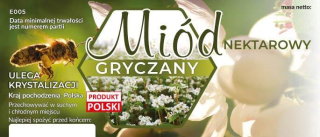Etykieta na miód gryczany opakowanie 100 szt