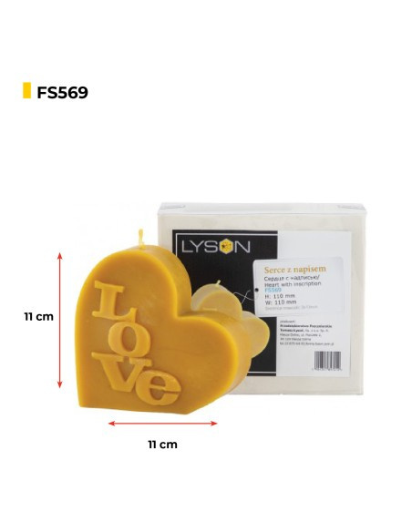 Forma silikonowa Serce z napisem LOVE Forma silikonowa Serce z napisem LOVE