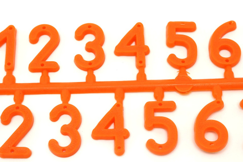 Numerki do uli - plaster