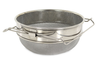 Sito podwójne nierdzewne wypukłe SILVER