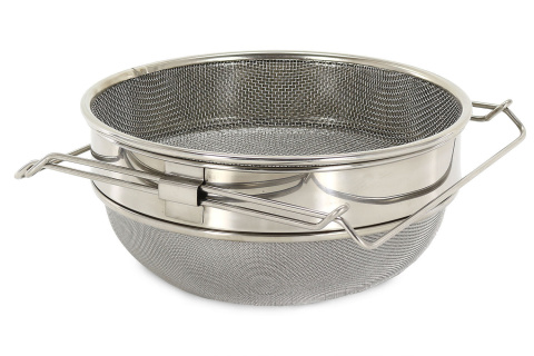 Sito podwójne nierdzewne wypukłe SILVER Sito podwójne nierdzewne wypukłe SILVER