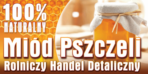 Baner reklamowy biało-pomarańczowy RHD 2x1m Baner reklamowy biało-pomarańczowy RHD 2x1m