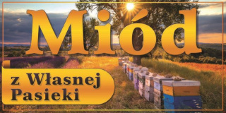 Baner reklamowy pasieka w polu lawendy 2x1m