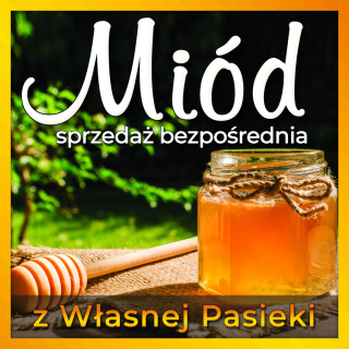 Baner reklamowy sprzedaż bezpośrednia słoik z nabierakiem 1x1m