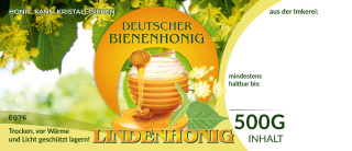 Etykiety niemieckojęzyczne kolorowe LINDENHONIG 100szt/1op