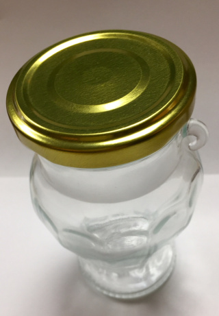 Ozdobny słoiczek 212ml amforka (12 szt opakowanie)