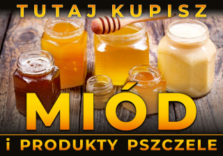 Tablica informacyjna mała Słoiczki z miodem i nabierak