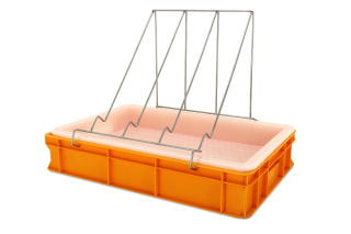 Wanienka do odsklepiania ramek (wysokość 100 mm, sito plastikowe)